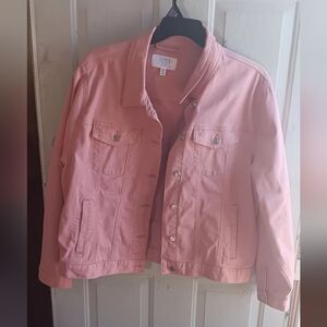 Pink Jean Jacket XXXL